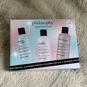 Philosophy Shower Gel Trio with Pastel Hues